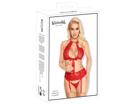 Suspender set red L/XL - 6