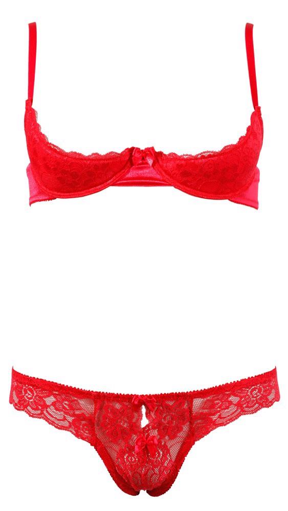 Half-cup Bra Set 75B/S