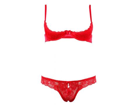 Half-cup Bra Set 75B/S - 2
