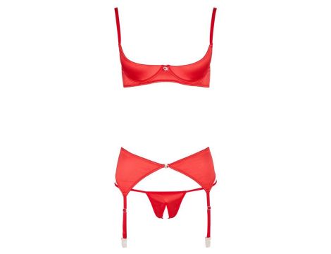Shelf Bra Set red 85C/L - 4