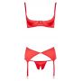 Shelf Bra Set red 85C/L - 5
