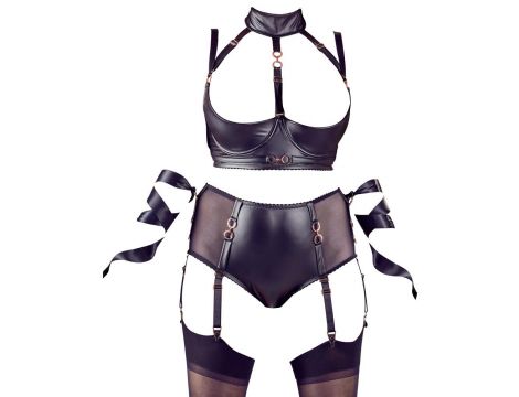 Shelf Bra Set Bondage 85D/L - 6