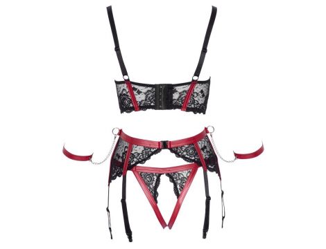 Shelf Bra Set black/red L - 7
