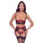 Shelf Bra Set black/red L - 2
