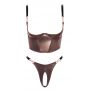 Shelf Bra Set brownish S - 6