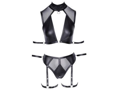 Top and Briefs black L - 3