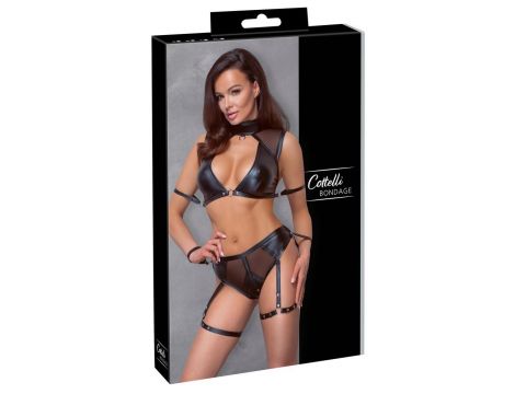 Top and Briefs black L - 7