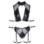 Top and Briefs black L - 6
