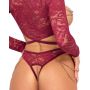 Open Top & Thong red S - 8