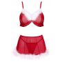 Świąteczny komplet bielizny Cottelli Lingerie czerwony L XL - 4