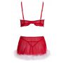 Świąteczny komplet bielizny Cottelli Lingerie czerwony L XL - 5