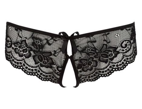 Crotchless Lace Briefs S - 2