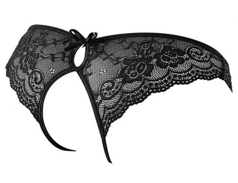 Crotchless Lace Briefs XL - 4