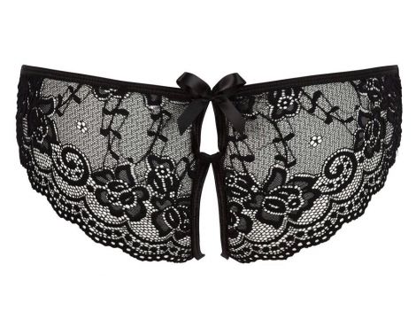 Crotchless Lace Briefs XL - 5