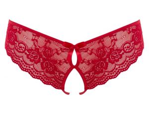 Lace Briefs Crotchless L