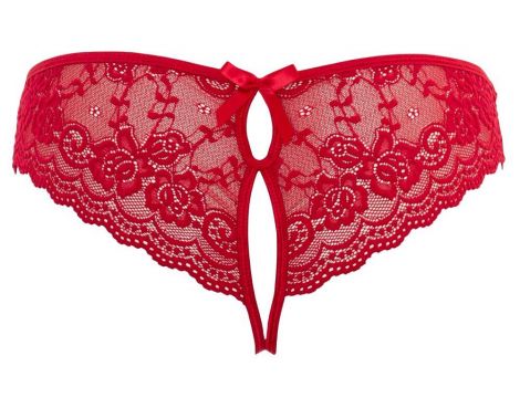 Lace Briefs Crotchless L - 6