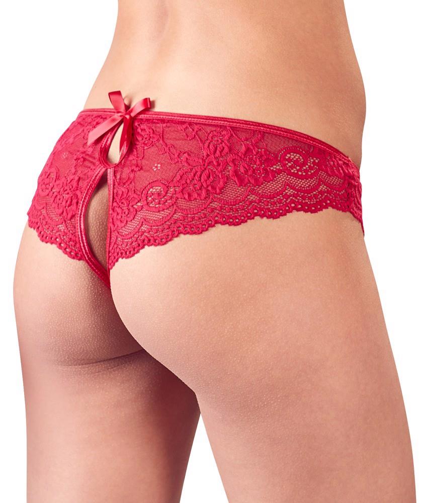 Lace Briefs Crotchless XL