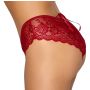 Crotchless panty red L - 5