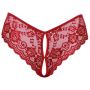 Crotchless panty red L - 2