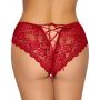 Crotchless panty red XL - 5