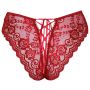 Crotchless panty red XL - 6