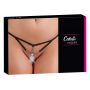 Stringi Cottelli Starfish S/M z koralikami otwarte - 10