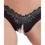 G-String Pearls black S - 5