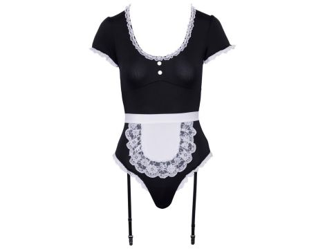 Body kelnerki Cottelli COSTUMES czarne XL - 6