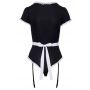 Body kelnerki Cottelli COSTUMES czarne XL - 6