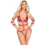 Bad Kitty Strap Body red M - 5