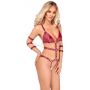 Bad Kitty Strap Body red M - 3