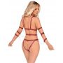 Bad Kitty Strap Body red M - 6