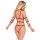 Bad Kitty Strap Body red L