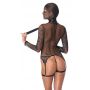 The extravagant black net set S - 6