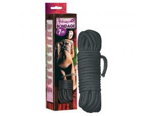 Bondage rope 7 m black