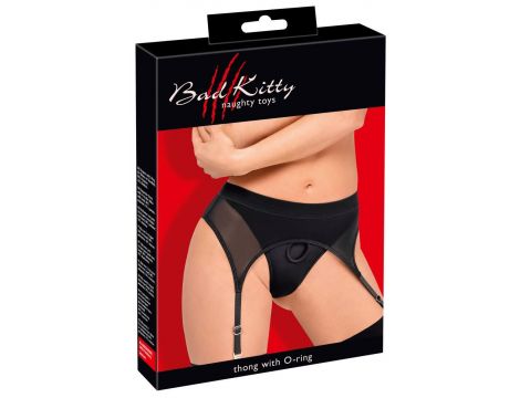 Bad Kitty Suspender Thong XL - 5