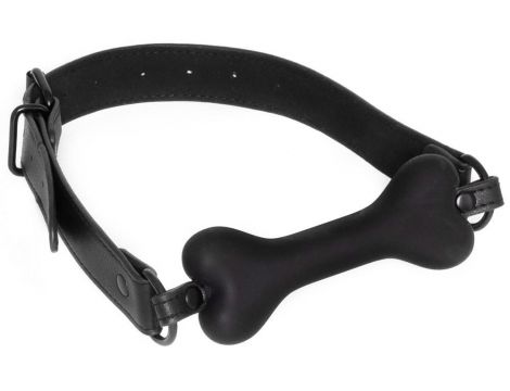 Knebel silikonowy Bad Kitty Dog Bone 12 cm - 2