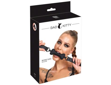 Knebel silikonowy Bad Kitty Dog Bone 12 cm - 6