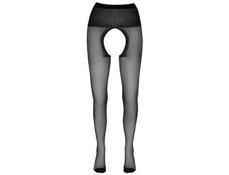 Rajstopy z otwartym kroczem Cottelli LEGWEAR czarne 20 DEN - 3