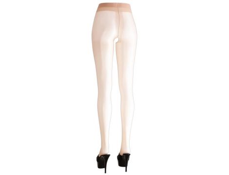 Rajstopy z otwartym kroczem Cottelli LEGWEAR XL kolor skóry - 3