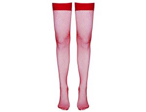Hold-up Stockings red M