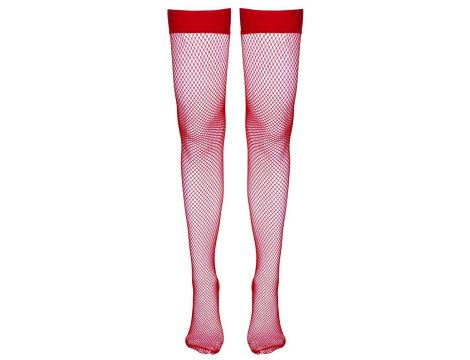 Hold-up Stockings red L - 2