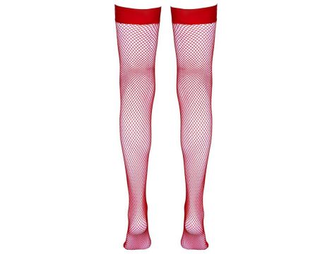 Hold-up Stockings red L - 6