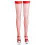 Hold-up Stockings red L - 4