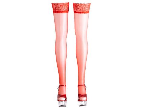 Hold-up Stockings red 2 - 5