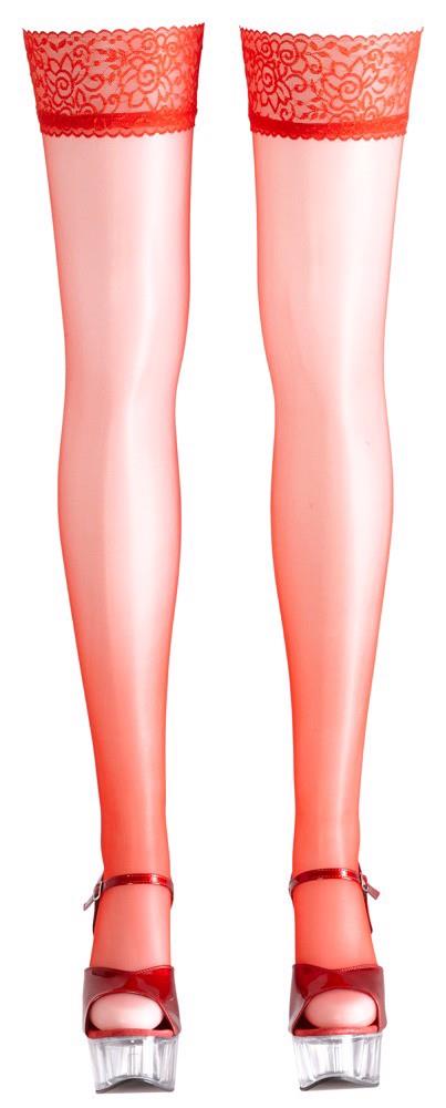 Hold-up Stockings red 5