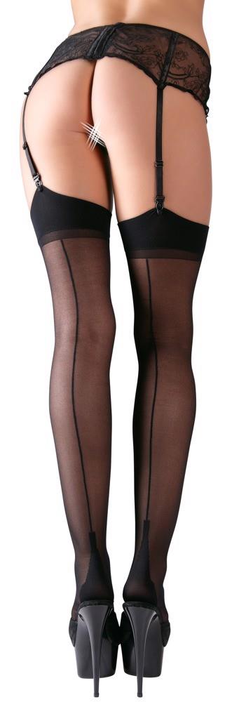 Stockings with seam black 4