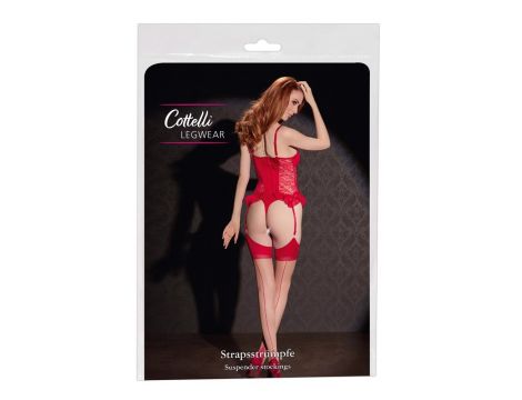 Stockings skin/red 5 - 7