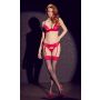Stockings black/red 4 - 4