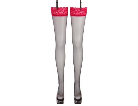 Stockings black/red 6 - 6